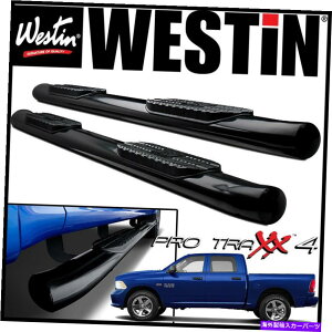 Nerf Bar Westin Pro Traxx 4 �ȉ~�`�̃i�[�t�X�e�b�v�o�[�t�B�b�g2009-2018 Dodge Ram Crew Cab Black�B Westin Pro Traxx 4 Oval Nerf Step Bars fit 2009-2018 Dodge Ram Crew Cab BLACK.�y���s�A���i�z