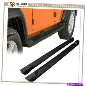 Nerf Bar W[vO[JL 4hA2018 2019 2020jO{[hNERFo[ɍTChXebvtBbg Side Step Fit for Jeep Wrangler JL 4 Door 2018 2019 2020 Running Board Nerf Bar