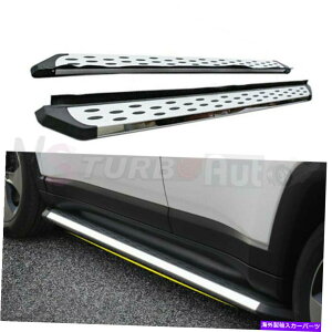 Nerf Bar RpX2017-2020hAŒTChXebvjO{[hnerfo[ɓK 2Pcs Fits for Compass 2017-2020 Door Fixed Side Step Running Board Nerf Bar
