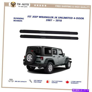 Nerf Bar 2PCSTChXebvNERFo[2007-2018̃tBbgW[vO[JK Unlimited4hA 2Pcs Side Step Nerf Bars Fits For 2007-2018 Jeep Wrangler JK Unlimited 4-Door