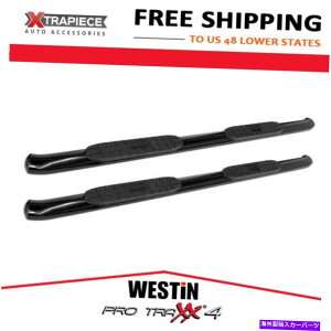 Nerf Bar �E�F�X�e�B��4 �ȉ~�`�̃T�C�h�X�e�b�vnerf bars blk�t�B�b�g16-18���Y�^�C�^��XD�N���[�L���u Westin 4 Oval Side Steps Nerf Bars BLK fit 16-18 Nissan Titan XD Crew Cab�y���s�A���i�z