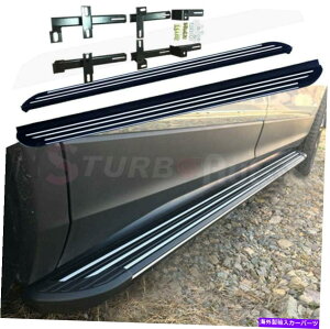 Nerf Bar 2PCS�A���~�j�E���h�A�T�C�h�X�e�b�v�����j���O�{�[�hNERF�o�[�t�B�b�gAcura MDX 2014-2019 2Pcs Aluminum Door Side Step Running Board Nerf Bar Fits for Acura MDX 2014-2019�y���s�A���i�z