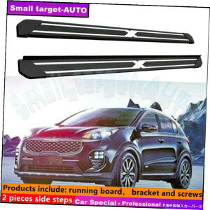Nerf Bar Kia Sportage 2016-2021�����j���O�{�[�hNERF�o�[�T�C�h�X�e�b�v�ɓK���Ă��܂� Fits For KIA SPORTAGE 2016-2021 Running board nerf bar side step�y���s�A���i�z