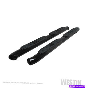 Nerf Bar WES21-24145 Westin 21-24145 Pro Traxx 4 "ȉ~`̃itXebvo[ - ubN WES21-24145 Westin 21-24145 PRO TRAXX 4" Oval Nerf Step Bars - Black
