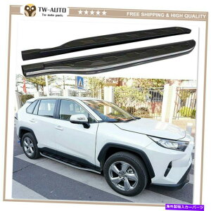 Nerf Bar 2019 2020 2021g^RAV4jO{[hTChXebvi[to[vbgtH[ɓKĂ܂ Fit for 2019 2020 2021 Toyota RAV4 Running Boards Side Step Nerf Bar Platform