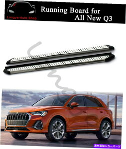 Nerf Bar 2PCS�����j���O�{�[�h�T�C�h�X�e�b�v�i�[�t�o�[�̓A�E�f�B���ׂĐV����Q3 2019 2020�ɓK�����܂� 2PCS Running Boards Side Step Nerf Bars fits for Audi All New Q3 2019 2020