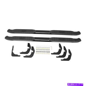 Nerf Bar WES21-24005 Westin 21-24005 Pro Traxx 4 "ȉ~`̃i[tXebvo[ - ubNpE_[R[g WES21-24005 Westin 21-24005 PRO TRAXX 4" Oval Nerf Step Bars - Black Powdercoat