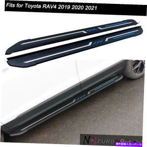 Nerf Bar g^RAV4 2019 2020 2020 2021jO{[hTChXebvNERFo[vbgtH[ɓKĂ܂ Fits for Toyota RAV4 2019 2020 2021 Running Boards Side Step Nerf Bar Platform