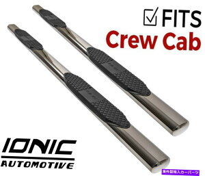 Nerf Bar �v���V���[�Y5 �X�e�����X�ȉ~�`�i�K���j2007-18�V���o���[�h�V�G���N���[�L���u�l���t�o�[ Pro Series 5 Stainless Oval (fits) 2007-18 Silverado Sierra Crew Cab Nerf Bars�y���s�A���i�z