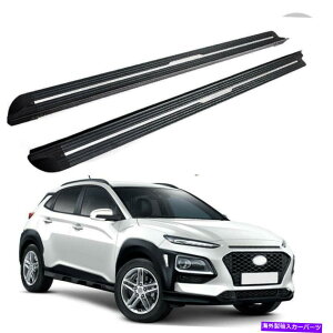 Nerf Bar q_CERi2018-2022ɓK2PCStBbgŒ胉jO{[hNERFo[TChXebv 2Pcs Fits for Hyundai Kona 2018-2022 Fixed Running Board Nerf Bar Side Step