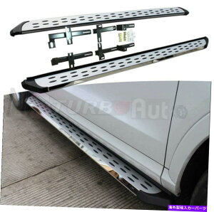 Nerf Bar 2PCS�A���~�j�E���h�A�T�C�h�X�e�b�v�����j���O�{�[�hNERF�o�[�t�B�b�gAcura MDX 2014-2019 2Pcs Aluminum Door Side Step Running Board Nerf Bar Fits for Acura MDX 2014-2019�y���s�A���i�z