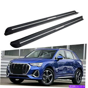 Nerf Bar �A�E�f�B�ɓK����2PC 2019-2022�Œ胉���j���O�{�[�hnerf bars nerf bar�v���e�N�^�[ 2Pcs Fit for Audi Q3 2019-2022 Fixed Running Boards Nerf Bars Nerf Bar Protector