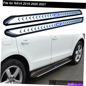 Nerf Bar RAV4 2019 2020 2021jO{[hTChXebvNERFo[vbgtH[ɓK2PCS 2pcs Fits for RAV4 2019 2020 2021 Running Boards Side Step Nerf Bar Platform