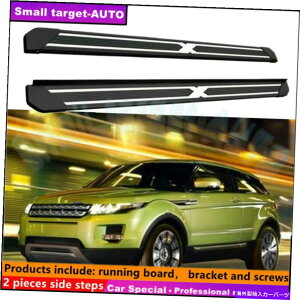 Nerf Bar Range Rover Evuque 2011-2019�����j���O�{�[�hNERF�o�[�T�C�h�X�e�b�v�̃t�B�b�g Fits For range rover evuque 2011-2019 Running board nerf bar side step�y���s�A���i�z