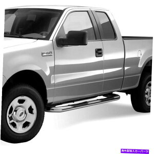 Nerf Bar 23-1950EFXeBlto[Zr[Vo[h1500 GMCyA2̐V|bVꂽ2̐V|bV 23-1950 Westin Nerf Bars Set of 2 New Polished for Chevy Silverado 1500 GMC Pair