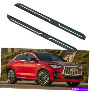 Nerf Bar Infiniti QX55 2021 2022�Œ�T�C�h�X�e�b�v�����j���O�{�[�hNERF�o�[�ɓK������2PCS 2Pcs Fits for Infiniti QX55 2021 2022 Fixed Side Step Running Boards Nerf Bar�y���s�A���i�z