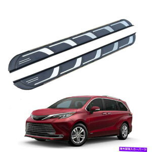 Nerf Bar g^VGi2021 2022 XL40hATChXebvi[to[jO{[h2PCStBbg 2Pcs Fits for Toyota Sienna 2021 2022 XL40 Door Side Step Nerf Bar Running Board