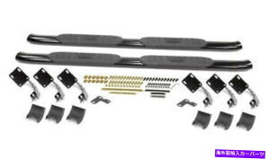 Nerf Bar WES21-21315 Westin 21-21315 Pro Traxx 4 "ȉ~`̃i[tXebvo[ - ubNpE_[R[g WES21-21315 Westin 21-21315 PRO TRAXX 4" Oval Nerf Step Bars - Black Powdercoat