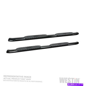 Nerf Bar WES21-24125 Westin 21-24125 Pro Traxx 4 "ȉ~`̃i[tXebvo[ - ubNpE_[R[g WES21-24125 Westin 21-24125 PRO TRAXX 4" Oval Nerf Step Bars - Black Powdercoat
