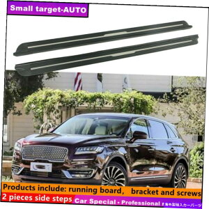 Nerf Bar �����J�[���m�[�`���X2019-2022�����j���O�{�[�hNERF�o�[�T�C�h�X�e�b�v�ɓK���Ă��܂� Fits For Lincoln Nautilus 2019-2022 Running board nerf bar side step�y���s�A���i�z