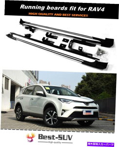 Nerf Bar g^RAV4 RAV-4 2016-2018ŒhAjO{[hTChXebvi[to[ɓK Fits for Toyota RAV4 RAV-4 2016-2018 Fixed Door Running Board Side Step Nerf Bar