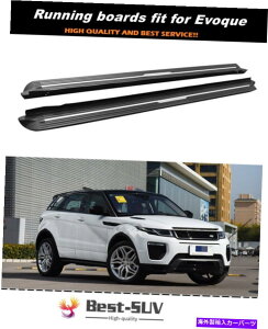Nerf Bar �����j���O�{�[�h�T�C�h�X�e�b�vNERF�o�[�����h���[�o�[�����W���[�o�[Evoque 2012-2019�ɓK���Ă��܂� Running Board Side Step Nerf Bar Fit for Land Rover Range Rover Evoque 2012-2019�y���s�A���i�z