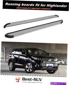 Nerf Bar g^nC_[N[K[2014-2019TChXebvjO{[hlto[ɓK Fits for Toyota Highlander Kluger 2014-2019 Side Steps Running Board Nerf Bar