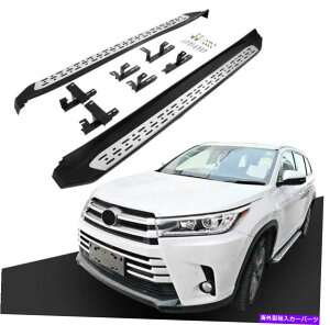 Nerf Bar トヨタハイランダークルーガー2014-2019サイドステップナーフバーのランニングボードフィット Running Board Fits for Toyota Highlander Kluger 2014-2019 Side Step Nerf Bars