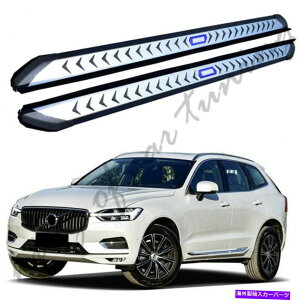 Nerf Bar XC60 2018-2019に適合しているボードサイドステップを実行しているアルミニウムナーフバー Aluminium Nerf Bars Running Boards Side Steps Fits for XC60 2018-2019