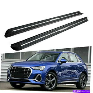 Nerf Bar �A�E�f�B�ɓK����2PC 2019-2022�Œ胉���j���O�{�[�hnerf bars nerf bar�v���e�N�^�[ 2Pcs Fit for Audi Q3 2019-2022 Fixed Running Boards Nerf Bars Nerf Bar Protector