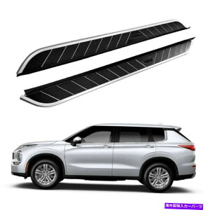 Nerf Bar 2022N̎OH̐VAEg_[ŒTChXebvjO{[hnerfo[ɓK Fits for 2022 Mitsubishi New Outlander Fixed Side Step Running Board Nerf Bar