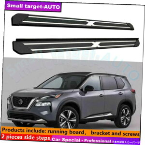 Nerf Bar ���YRogue X-Trail 2022 2023�����j���O�{�[�hNERF�o�[�T�C�h�X�e�b�v�ɓK���Ă��܂� Fits For NISSAN ROGUE X-Trail 2022 2023 Running board nerf bar side step�y���s�A���i�z