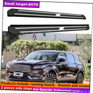 Nerf Bar �����J�[���m�[�`���X2019-2022�����j���O�{�[�hNERF�o�[�T�C�h�X�e�b�v�ɓK���Ă��܂� Fits For Lincoln Nautilus 2019-2022 Running board nerf bar side step�y���s�A���i�z