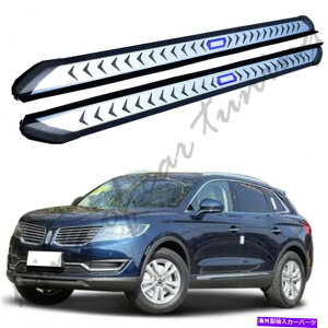 Nerf Bar J[NXI[o[MKX 2015-2019ɓKĂ{[h̃TChXebvjO{[hnerfo[ Nerf Bars Running Boards Side Steps Fits for Lincoln Crossover MKX 2015-2019