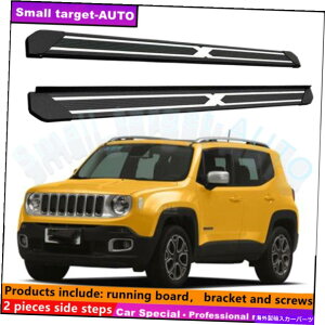 Nerf Bar Jeep Renegade 2015-2022�����j���O�{�[�hNERF�o�[�T�C�h�X�e�b�v�ɓK���Ă��܂� Fits For JEEP RENEGADE 2015-2022 Running board nerf bar side step�y���s�A���i�z