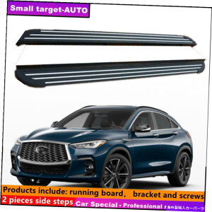 Nerf Bar Infiniti QX55 2022 2023�����j���O�{�[�hNERF�o�[�T�C�h�X�e�b�v�ɓK���Ă��܂� Fits For Infiniti QX55 2022 2023 Running board nerf bar side step�y���s�A���i�z
