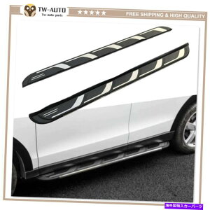 Nerf Bar �����J�[���m�[�`���X2019 2020 2021�h�A�T�C�h�X�e�b�v�����j���O�{�[�hnerf bar Fits for Lincoln Nautilus 2019 2020 2021 Door Side Steps Running Board Nerf Bar�y���s�A���i�z
