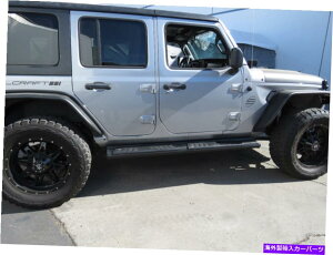 Nerf Bar 18-22�W�[�v�����O���[JL 4dr�̃u���b�N�i�[�t�o�[�����j���O�{�[�h Black Nerf Bar Running Boards For 18-22 Jeep Wrangler JL 4Dr�y���s�A���i�z