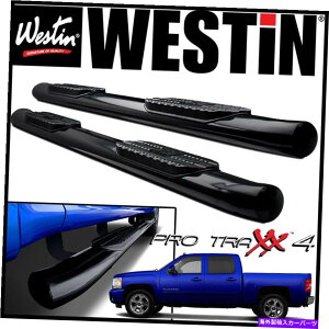 Nerf Bar Westin Pro Traxx 4 Oval Nerf Step Bars 2007-2014�V�{���[�V���o�[�h�N���[�L���u Westin Pro Traxx 4 Oval Nerf Step Bars 2007-2014 Chevrolet Silverado Crew Cab�y���s�A���i�z