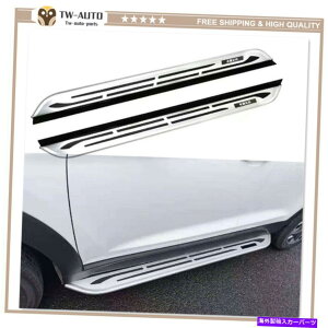 Nerf Bar 2PCSフィットアウディQ7 2016-2019ドアサイドステップランニングボードNERFバープラットフォーム 2Pcs Fits for Audi Q7 2016-2019 Door Side Step Running Board Nerf Bar Platform