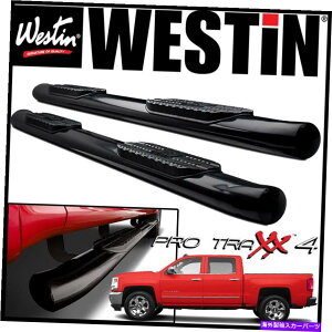 Nerf Bar Westin Pro Traxx 4 Oval Nerf Step Bars 2014-2018�V�{���[�V���o�[�h�N���[�L���u Westin Pro Traxx 4 Oval Nerf Step Bars 2014-2018 Chevrolet Silverado Crew Cab�y���s�A���i�z