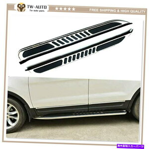 Nerf Bar 2PCSドアサイドステップランニングボードNERFバープロテクターアウディQ3 2012-2018に適しています 2Pcs Door Side Step Running Board Nerf Bar Protector Fit for Audi Q3 2012-2018