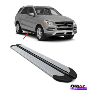 Nerf Bar ZfXMNX2011-2015TChXebvA~jE2x̃jO{[hNERFo[ Running Boards Nerf Bars For Mercedes M-Class 2011-2015 Side Steps Aluminum 2x