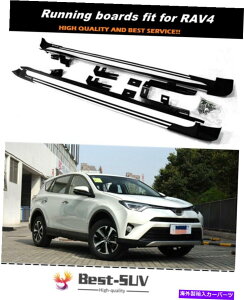 Nerf Bar g^RAV4 RAV-4 2013-2015ŒhAjO{[hTChXebvnerfo[ɓK Fits for Toyota RAV4 RAV-4 2013-2015 Fixed Door Running Board Side Step Nerf Bar