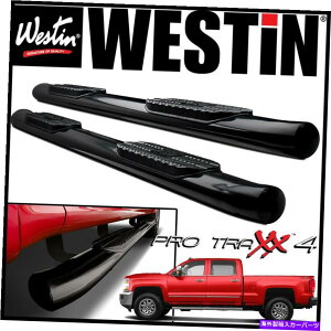 Nerf Bar Westin Pro Traxx 4 Oval Nerf Step Bars 2015-2019 Silverado 2500/3500HD�N���[�L���u Westin Pro Traxx 4 Oval Nerf Step Bars 2015-2019 Silverado 2500/3500HD Crew Cab�y���s�A���i�z