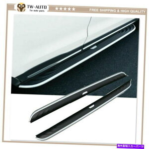 Nerf Bar 2PCS�A���~�j�E���h�A�T�C�h�X�e�b�v�����j���O�{�[�hNERF�o�[ACURA MDX 2014-2020�ɓK���Ă��܂� 2Pcs Aluminum Door Side Step Running Board Nerf Bar Fit for Acura MDX 2014-2020�y���s�A���i�z