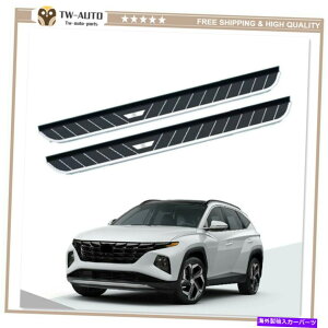 Nerf Bar q_Cc[\NX4 2021 2022TChXebvjO{[hNERFo[ɓKĂ2PCS 2Pcs Fits for Hyundai Tucson NX4 2021 2022 Side Step Running Board Nerf Bar