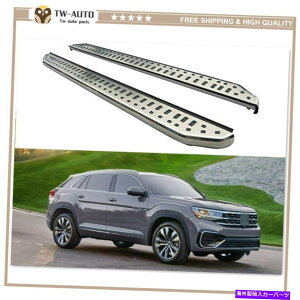 Nerf Bar VWtHNX[QAgXNXX|[c2020ɓKTChXebv{[hNERFo[tBbg Side Step Running Board Nerf Bar Fit for VW Volkswagen Atlas Cross Sport 2020 Up