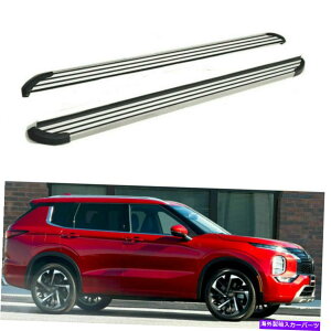 Nerf Bar jO{[hׂ͂Ă̐VOHAEg_[2022TChXebvi[to[ɓK܂ Running Boards fits for All New Mitsubishi Outlander 2022 Side Step Nerf Bars