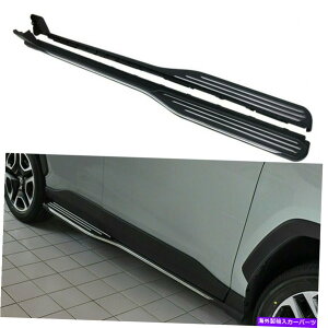 Nerf Bar トヨタRAV4 RAV-4 2019- 2022ランニングボードサイドステップNERFバーに適している2PCS 2Pcs Fits for Toyota RAV4 RAV-4 2019- 2022 Running Board Side Step Nerf Bar